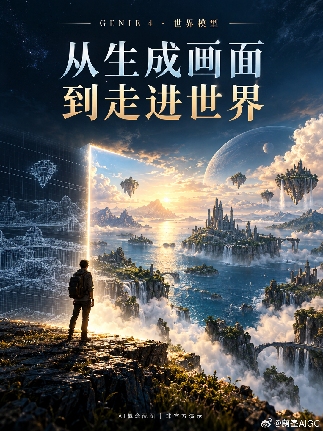 谷歌推出最强世界模型Genie4作为影像创作者，我更关注的是：我们与画面的关系，