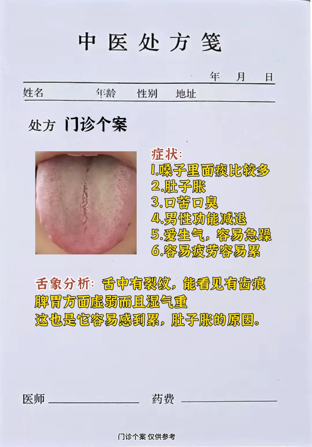 医学科普 中医养生 调理身体 舌头上有裂纹怎么回事