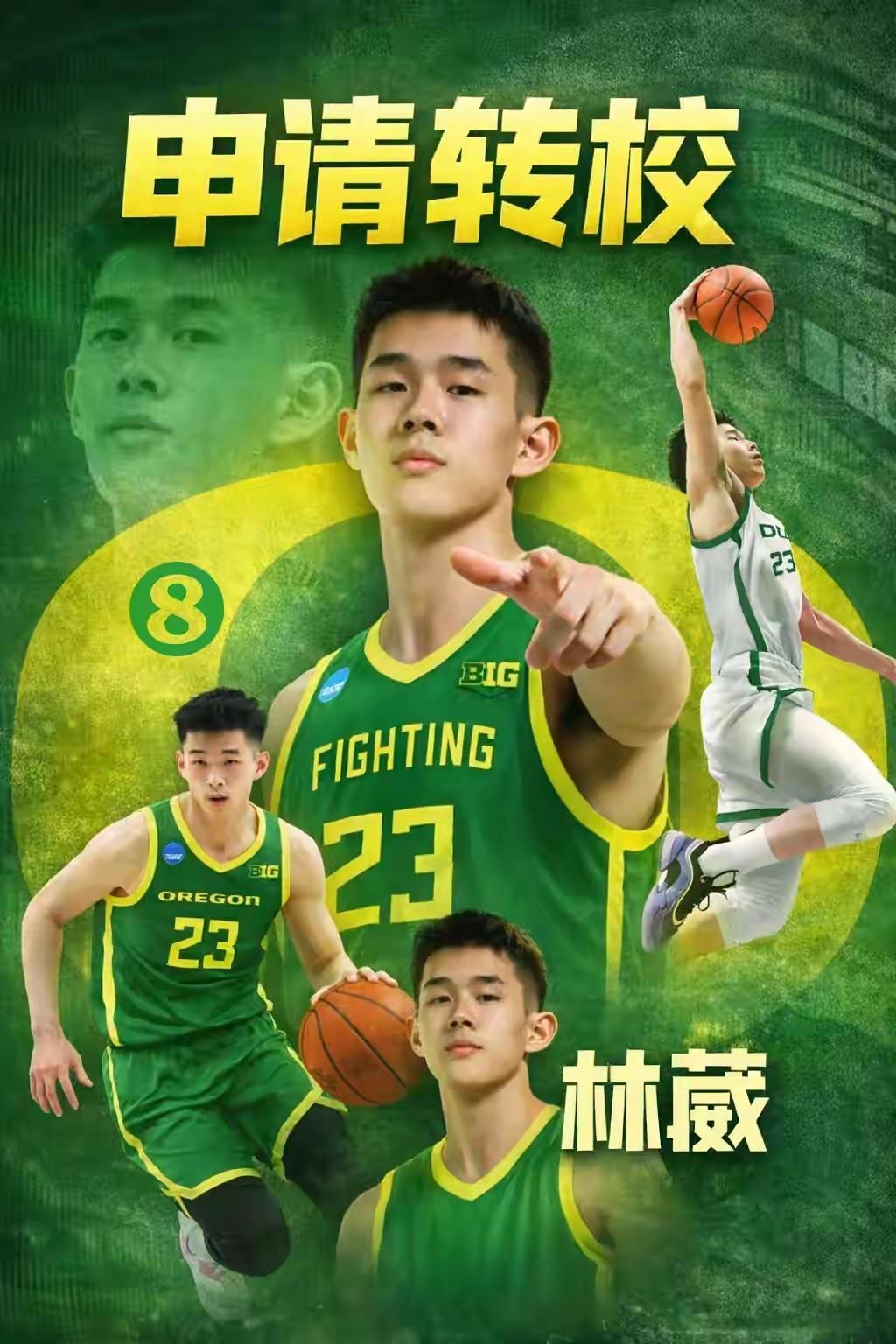 再见俄勒冈！下赛季的林葳将势不可挡！据悉，已经在NCAA俄勒冈大学征战一个赛季的