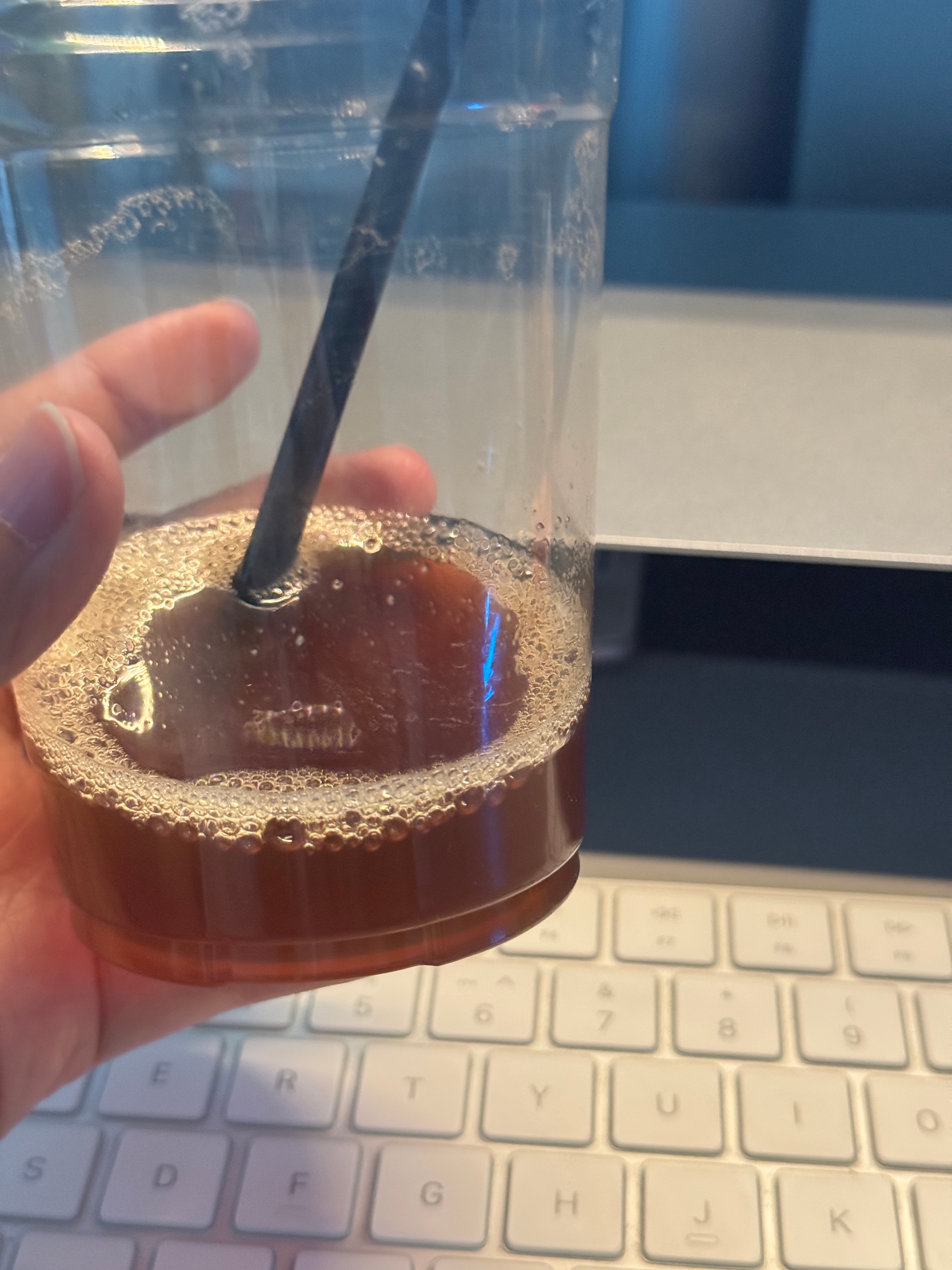 不是咖啡买不起 而是自制咖啡更有性价比喝完才想起来拍照📷 