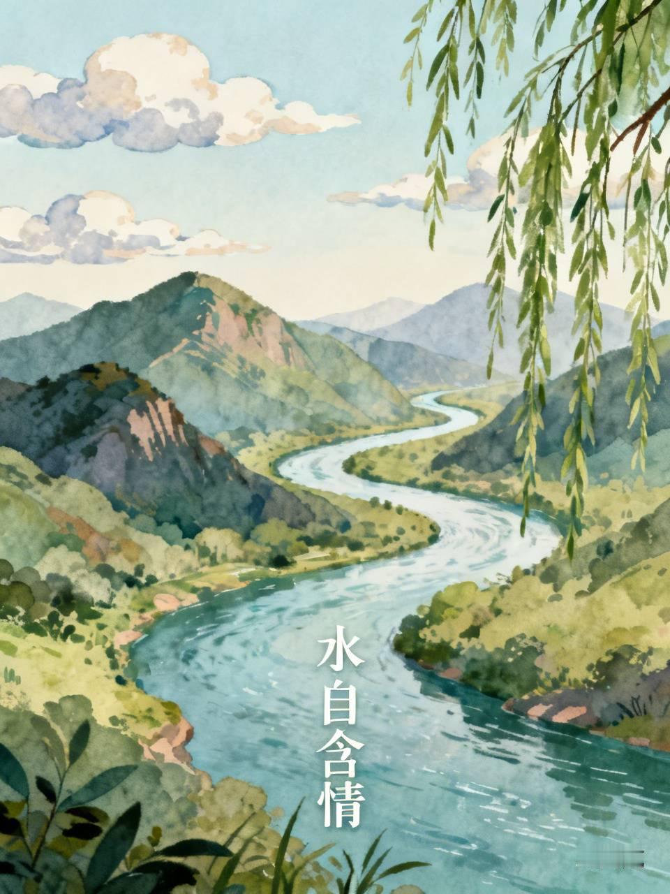 “风本无意”这上联挺有意境，我来对个“水自含情”。

风无形无色，本就没什么主观