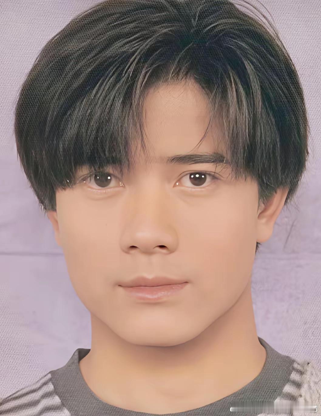 郭富城早期居然是单❓长开了这是❓感觉变成双后眼神都变柔和了，现实中有单眼皮好看的