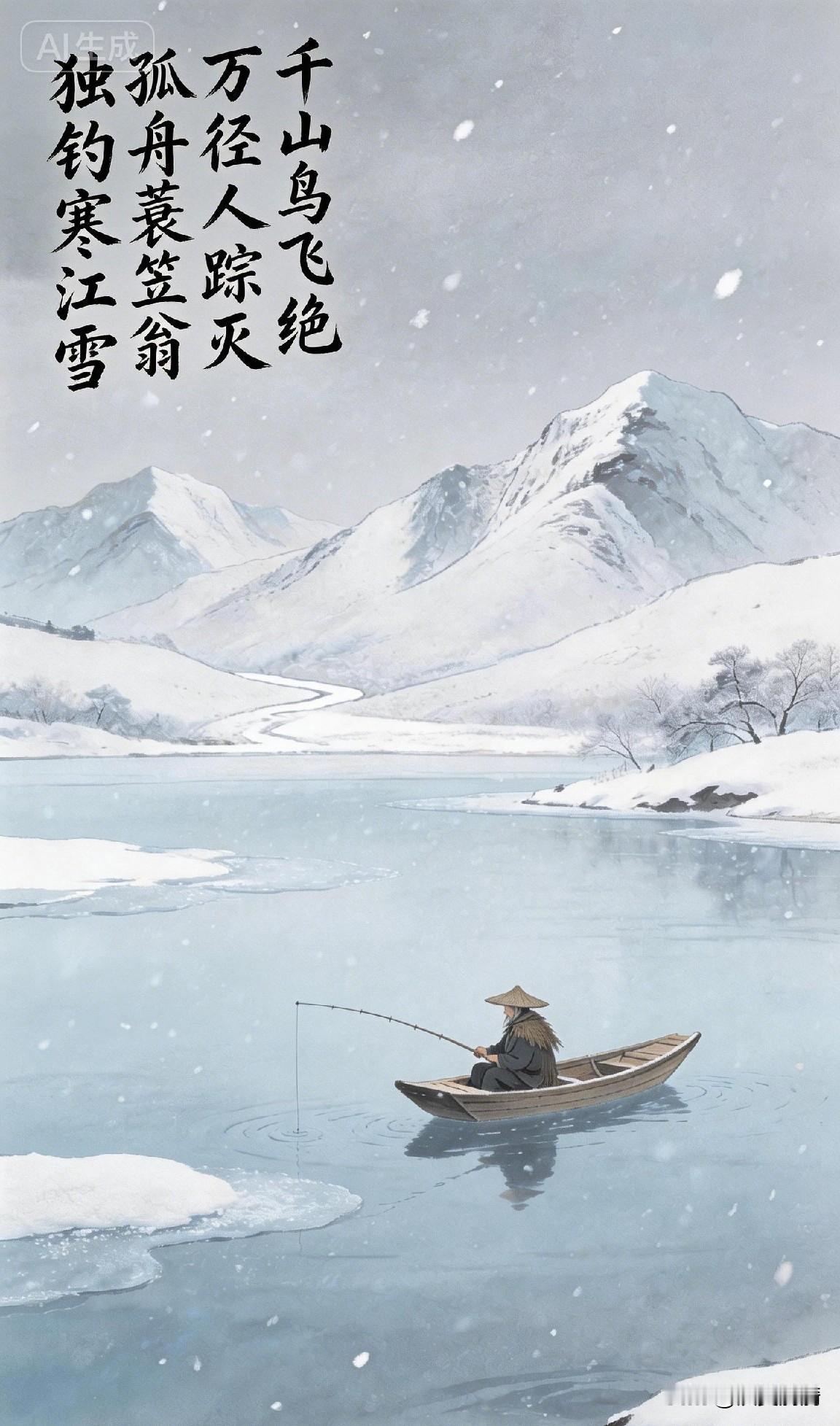 《孤舟独钓问苍冥——记柳河东一生悲欣绝唱》

唐元和年间，潇湘之畔，有一人立于寒