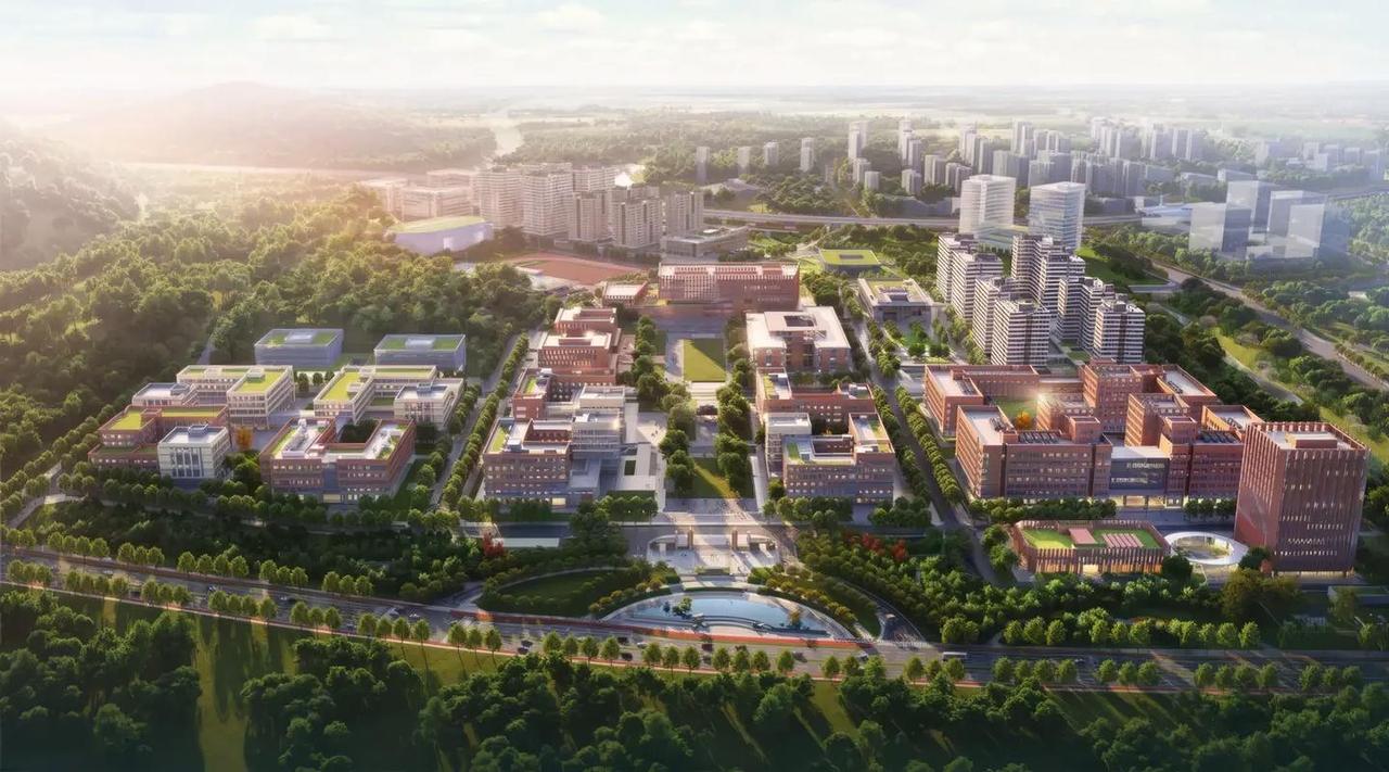 终于见面 ！千年学府湖南大学新校区
作为湖南省高等教育基础设施建设的重点工程，近