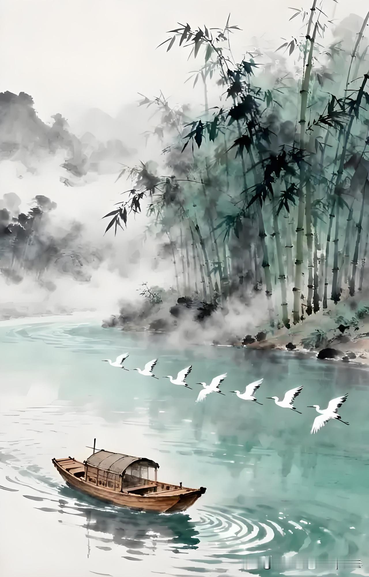《退居十咏·其二》
——宋·赵抃
池阁孤清瞰碧流，
太虚怀抱物华秋。
圆蟾默有中