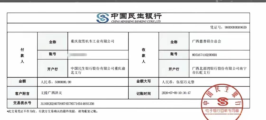 我预想过张雪会参与捐款支援灾区，但实在没想到
他会拿出这么一笔数额不小的善款。一