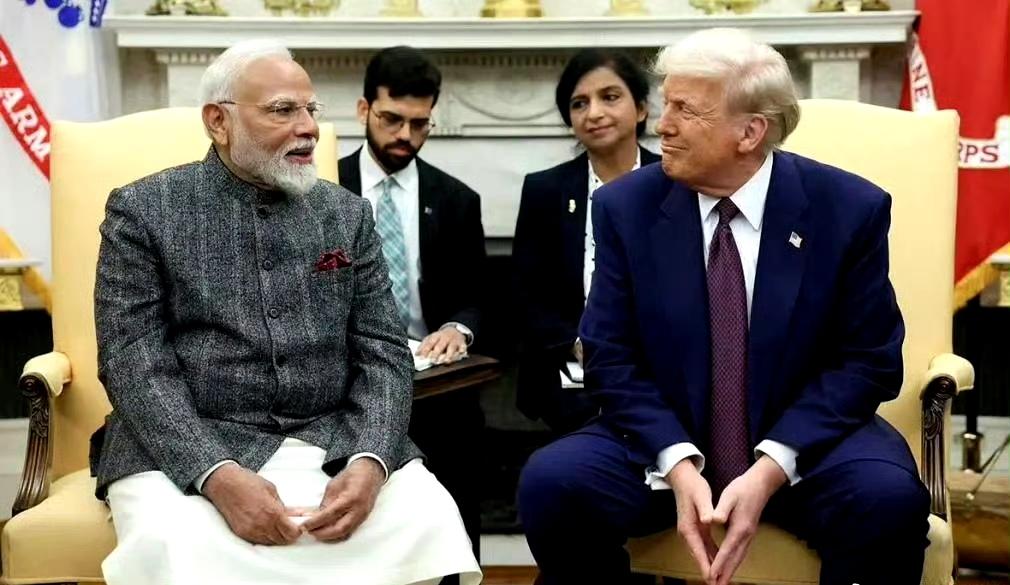 特朗普称，印度正求着他削减关税，莫迪正想方设法讨他欢心。 ​​​