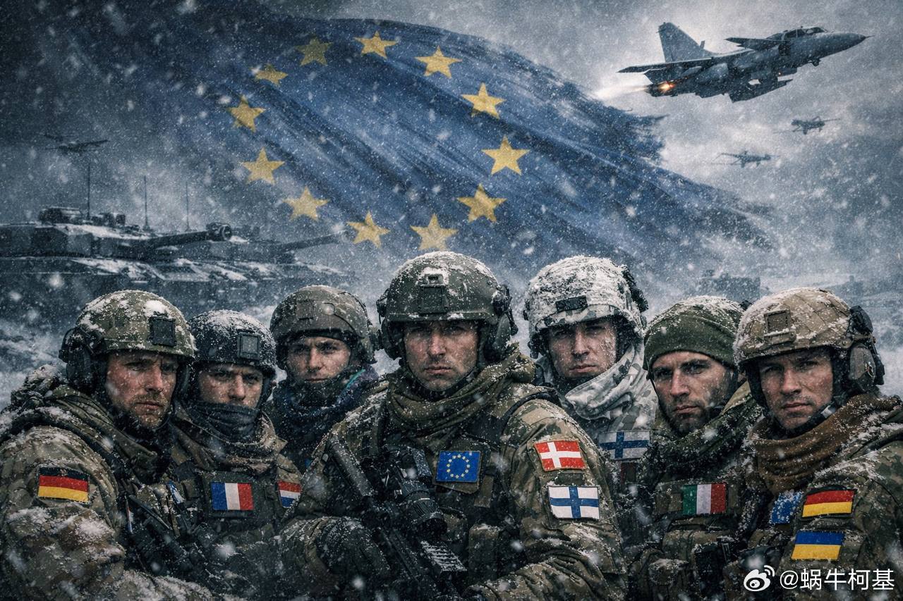 欧盟宣传图真不错，看来出发去保卫格陵兰岛的就这七武士了来源：Мир сегодн