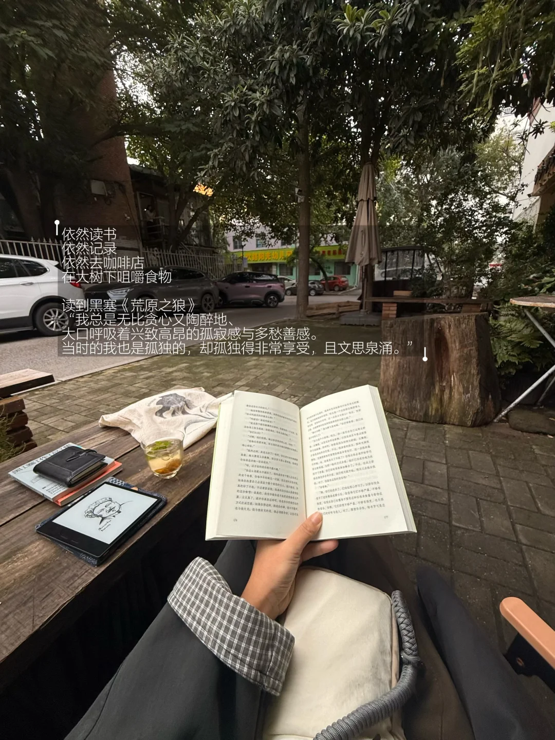 我的解压方式：不社交 散步 看书 写日记