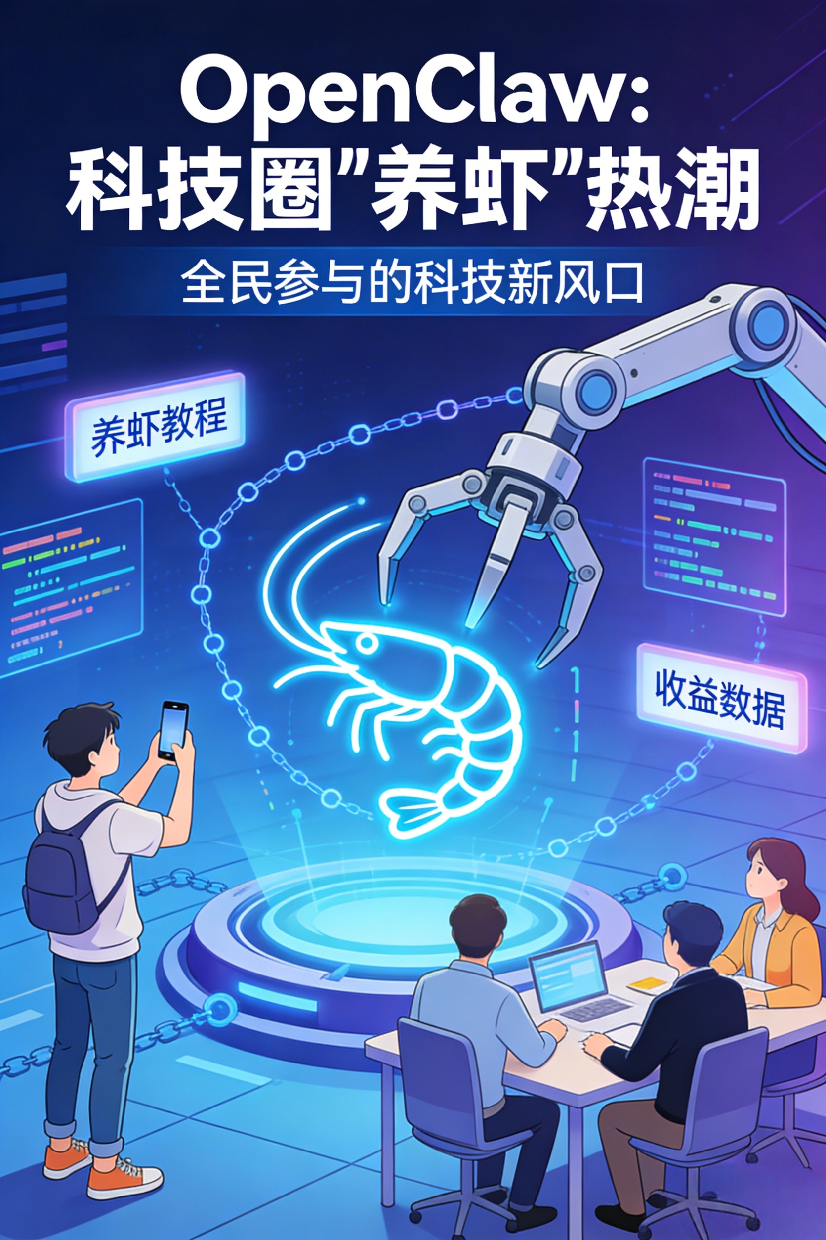 科技圈最火的概念，莫过于“养虾”那到底所谓“养虾”到底是什么呢？OpenClaw