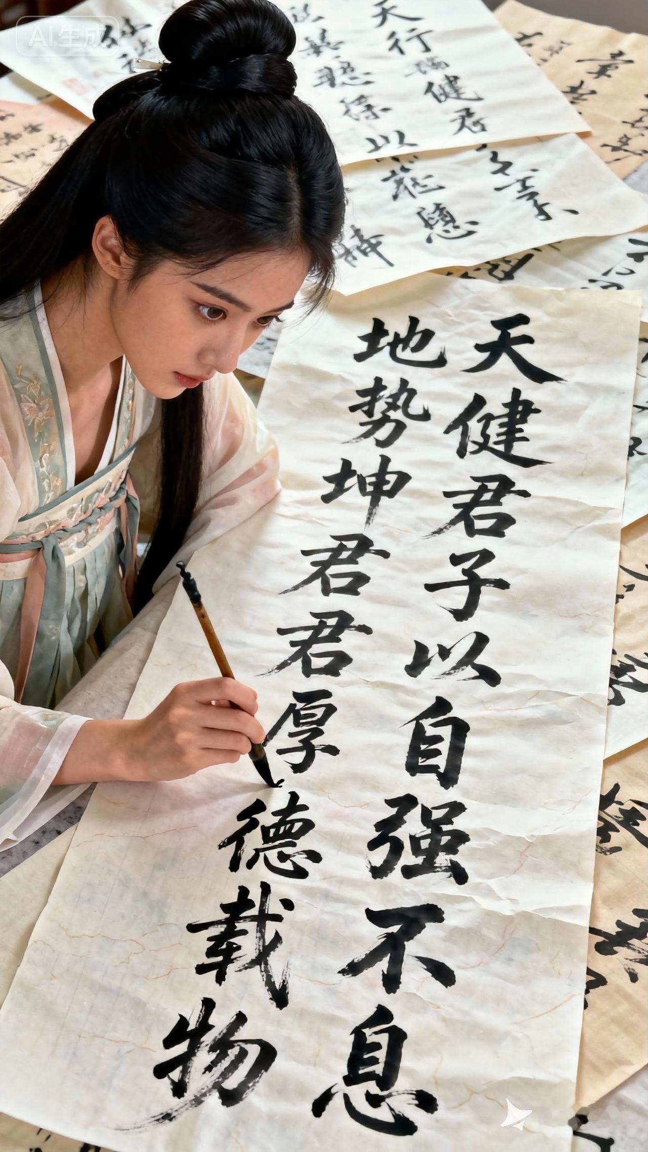 静心练字，感受传统文化的魅力。