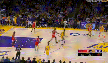 肯纳德铁了一场，目前5中0公牛vs湖人