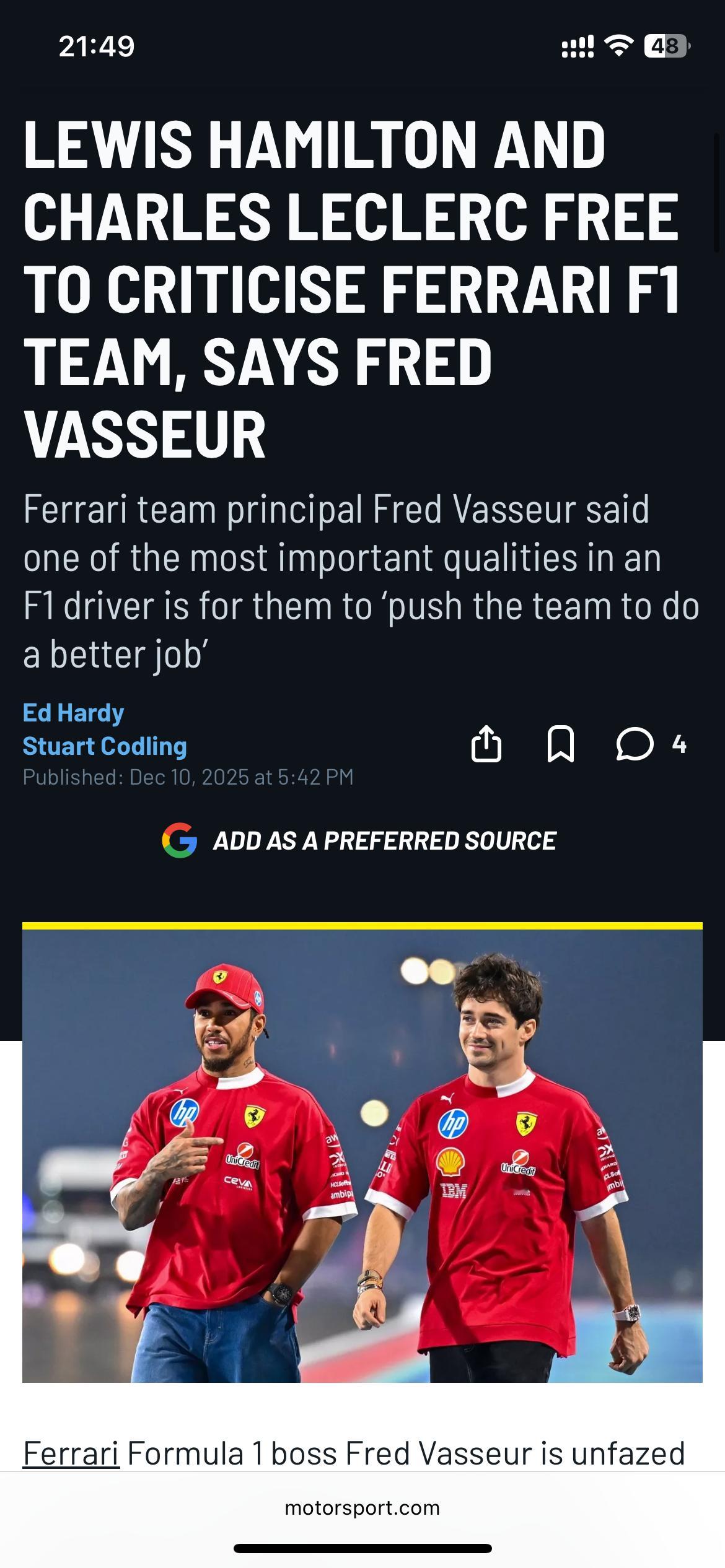 怎么感觉法拉利小老板和大老板说的不一样啊