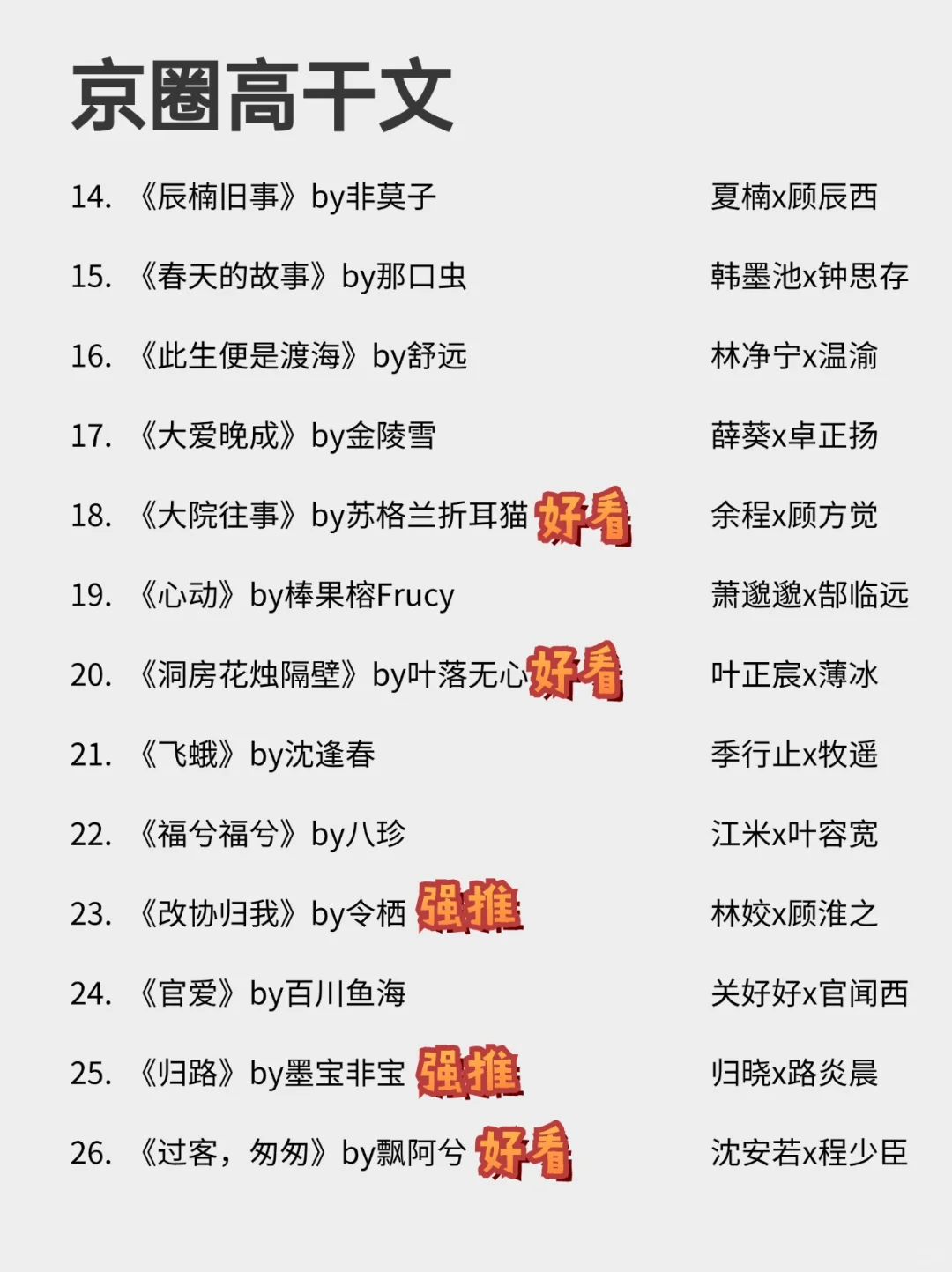 26本京圈高干❗巨香，越看越上头