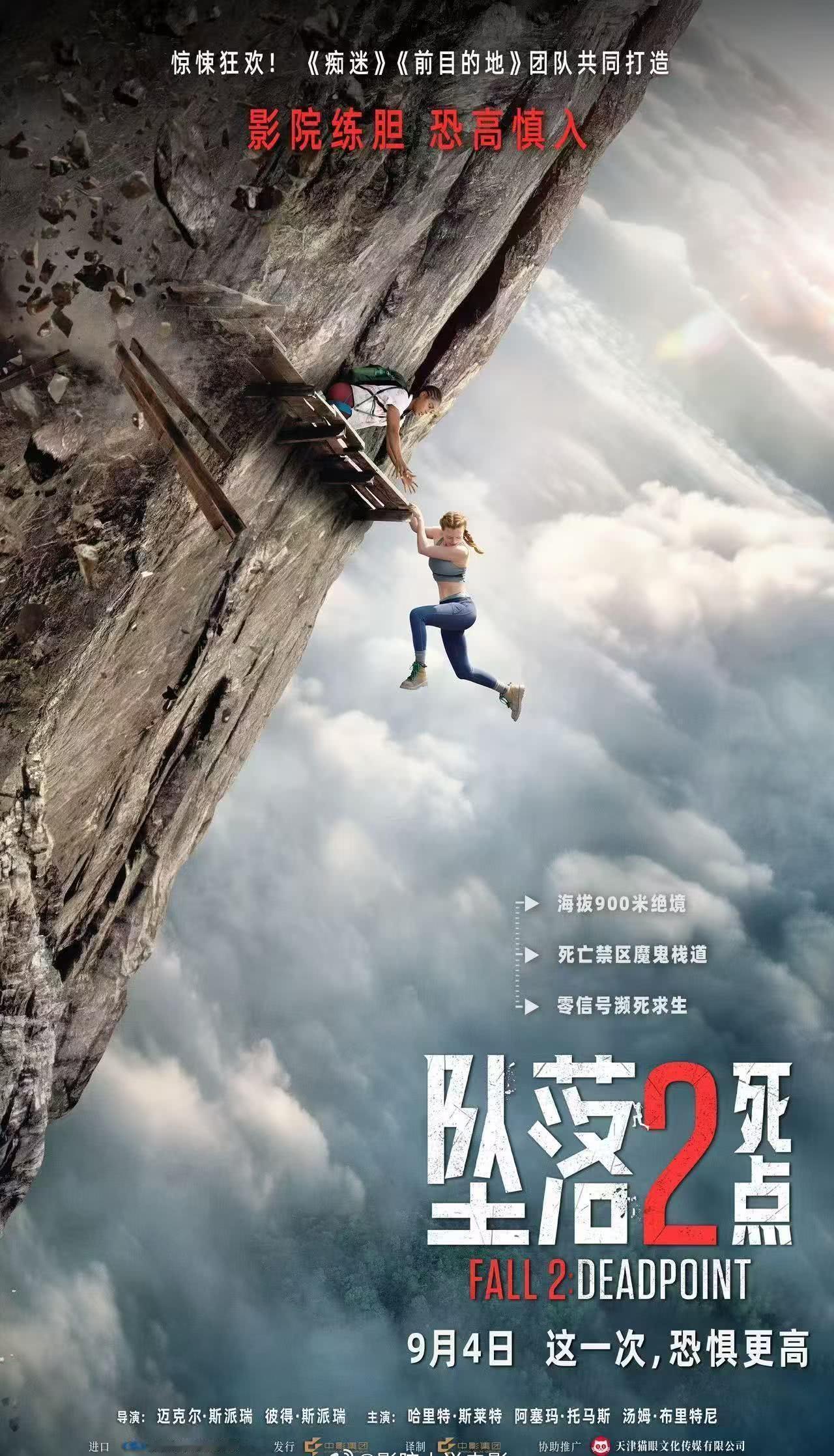 《坠落2》定档9月4日 优惠购票立减18.1元

剧情简介
再次“坠落”，高能回