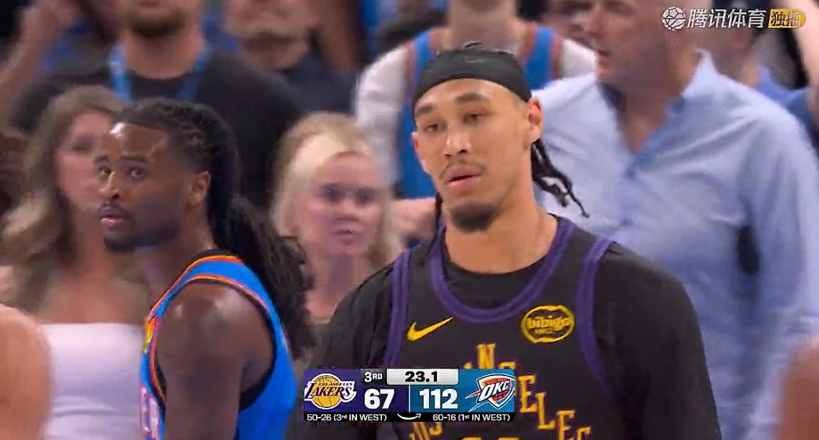 湖人vs雷霆 ｜湖人球迷心情如图： 