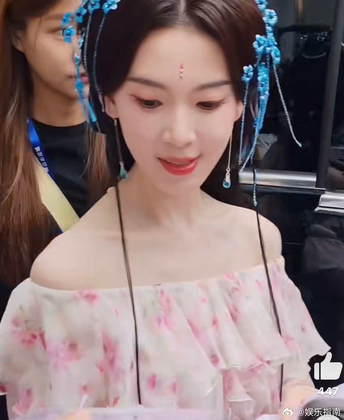 陈瑶《被剧透的世界》开机出妆路透，开机大吉！
