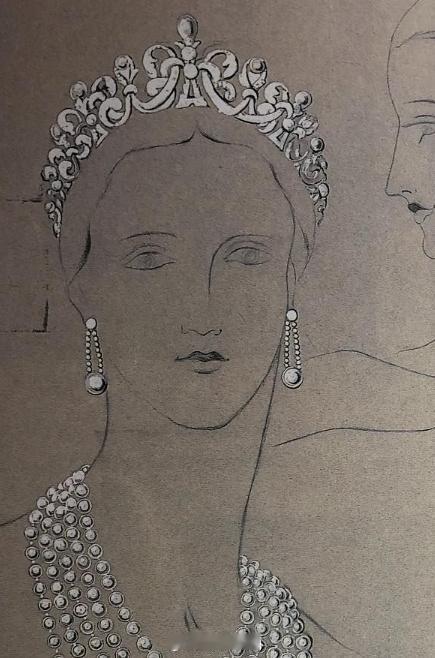 属于波旁-两西西里公主特蕾莎（胡安·卡洛斯国王表姐）的钻石耳环，是她亲妈艾丽西亚