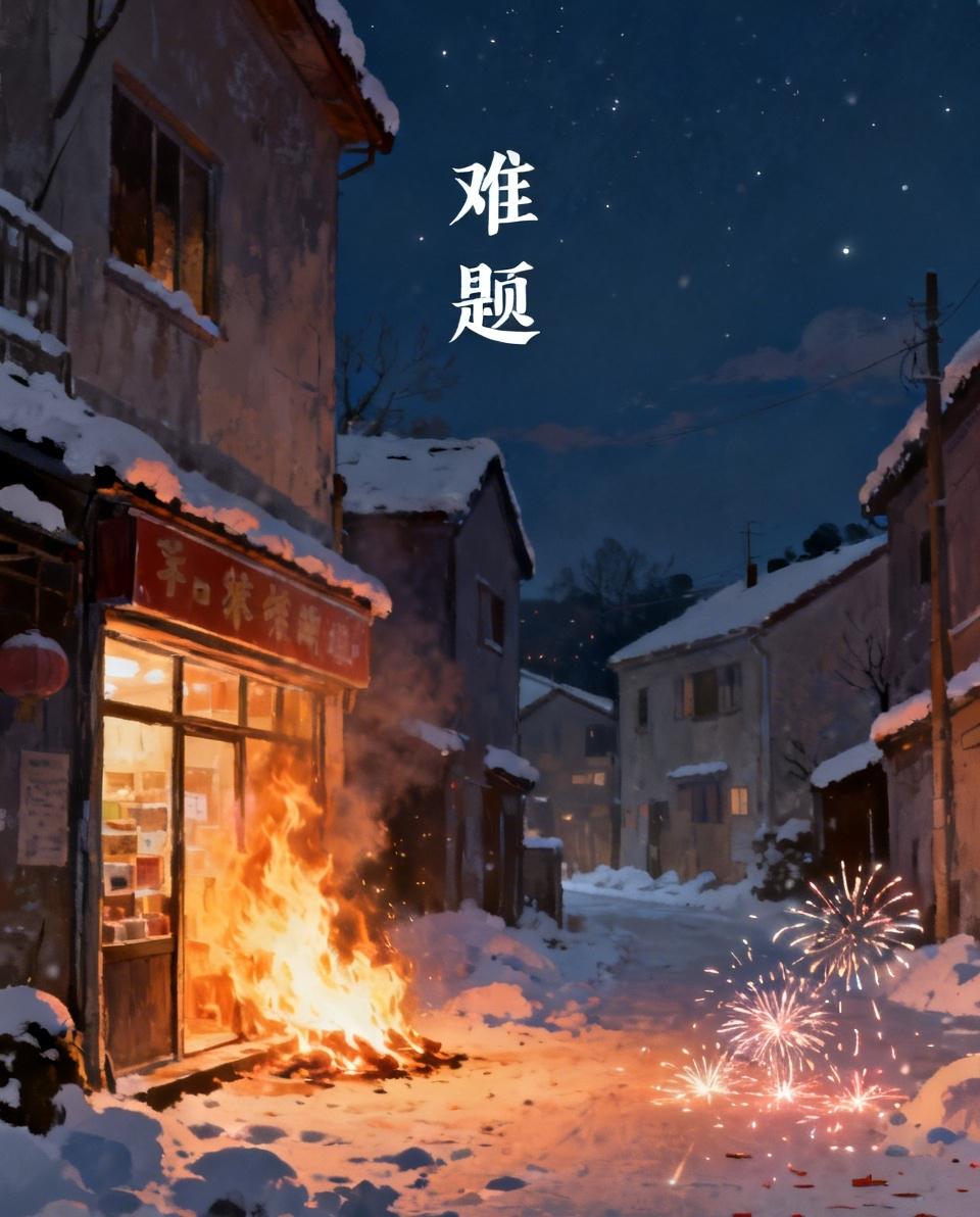 王法官遭遇了难题，这让她茶饭不思，夜不能寐。
原来在春节当晚，被告人放完烟花后便