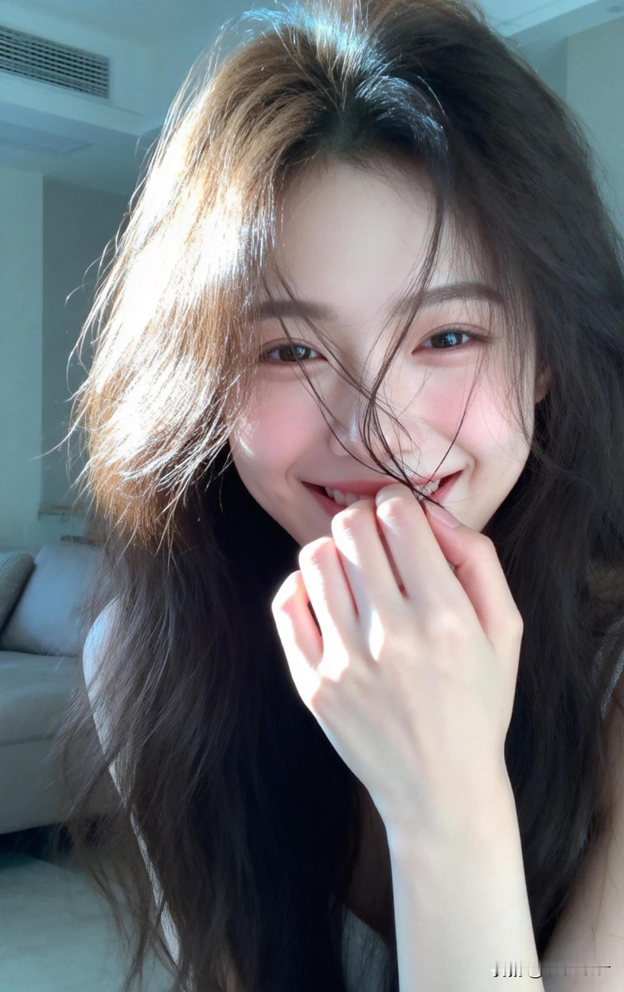 阳光洒落，微笑如花，温暖的一天从这里开始。🌞🌸