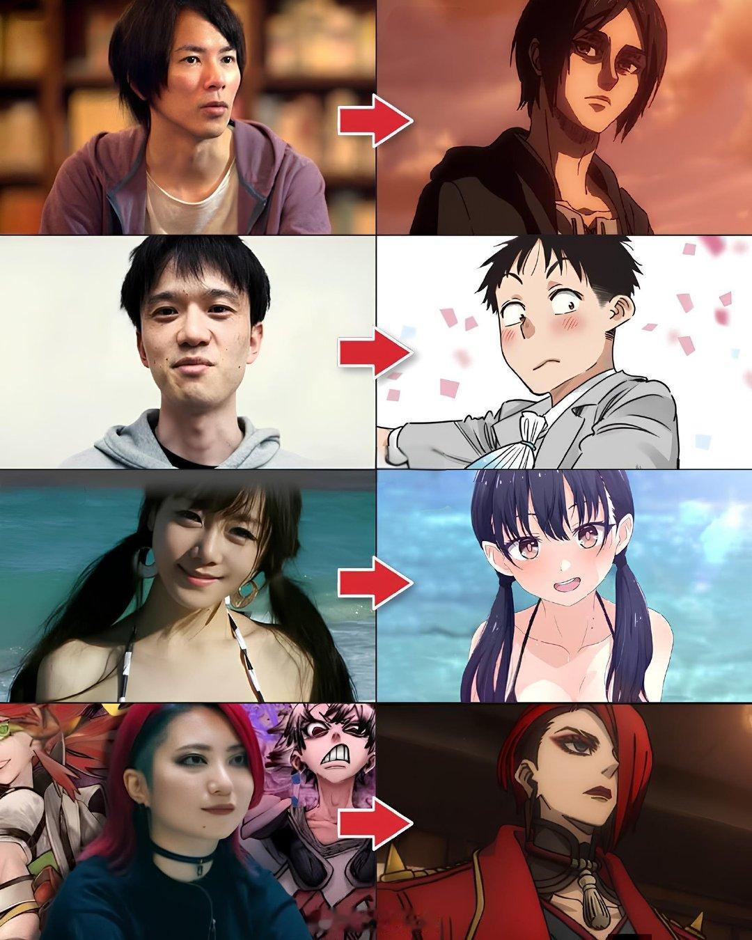 漫画家和自己画的角色相似度