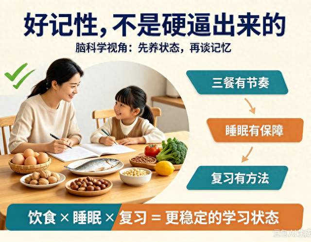 孩子记忆力根本不靠天赋！脑科学博士：好记性大多是科学吃出来的