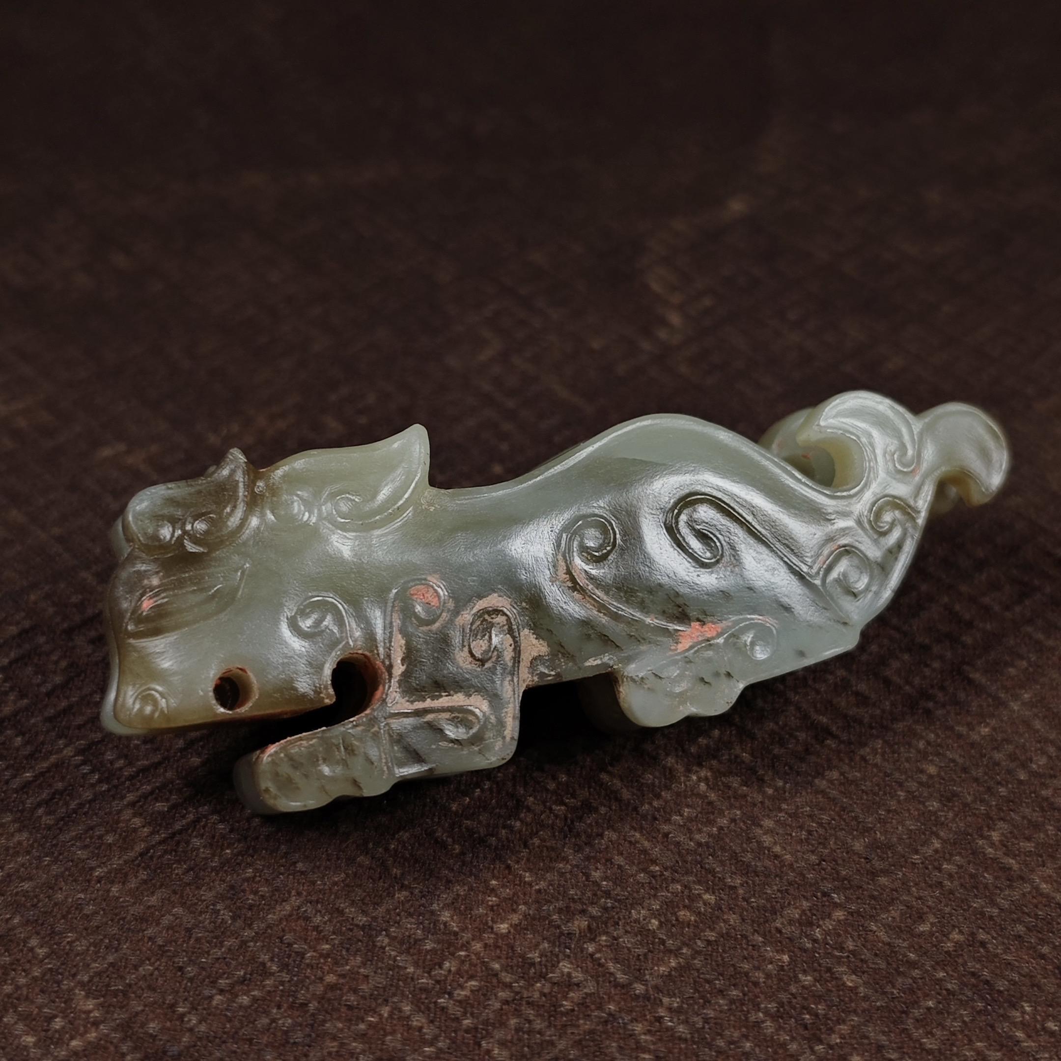 石家河玉虎。