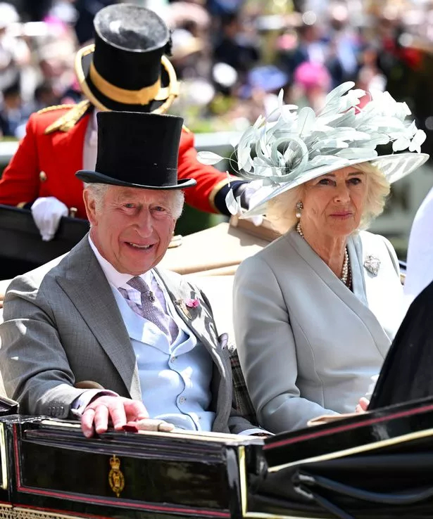 Royal Ascot-Day 1英王室成员查尔斯国王夫妇、安妮长公主、格洛斯特