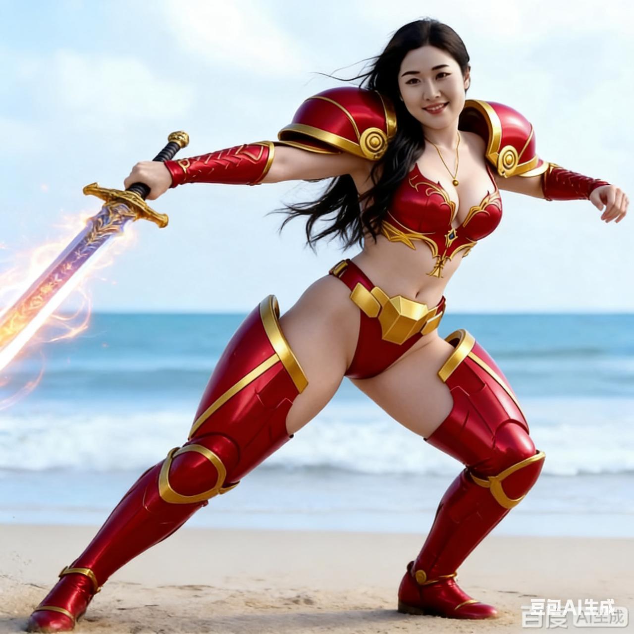 海边，美女，玄幻剑！