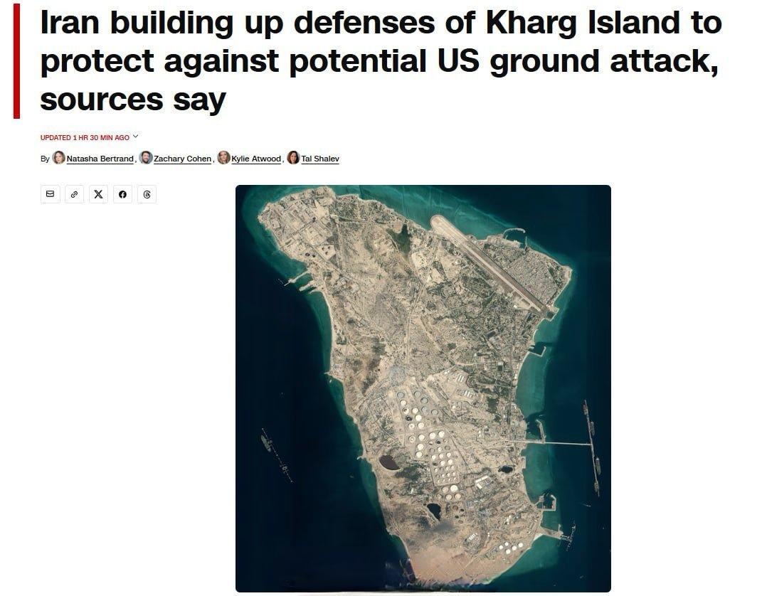 据美国有线电视新闻网报道，近几周以来，伊朗一直在哈格岛上布设反步兵地雷和反装甲地