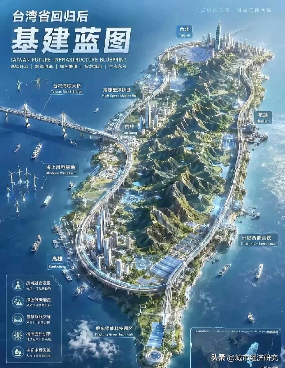 台湾省回归以后基础建设构想图片，台湾省回归以后基础建设有望在祖国大陆的帮助下更上