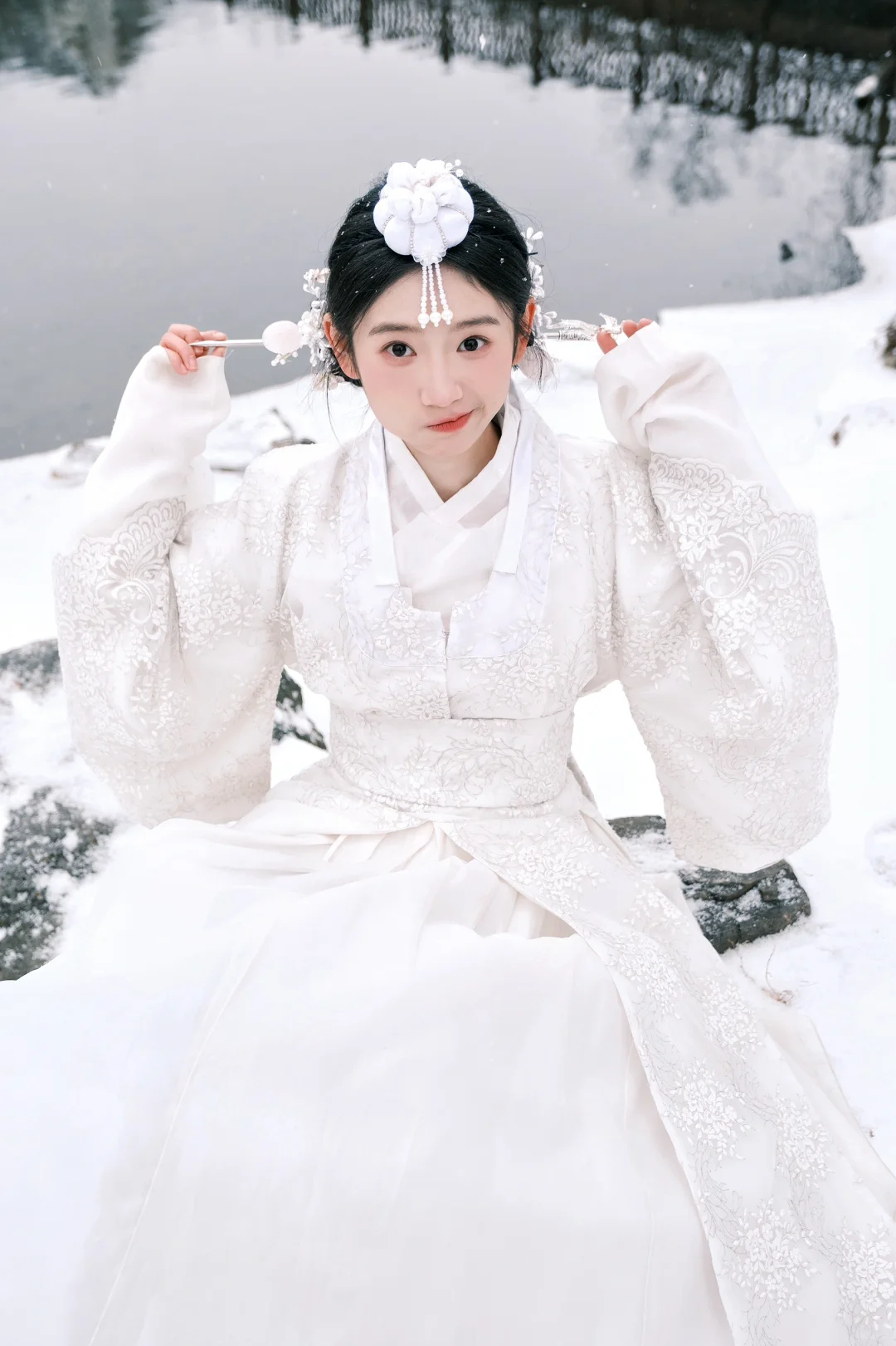 长白山朝鲜公主终于拍上了❄️