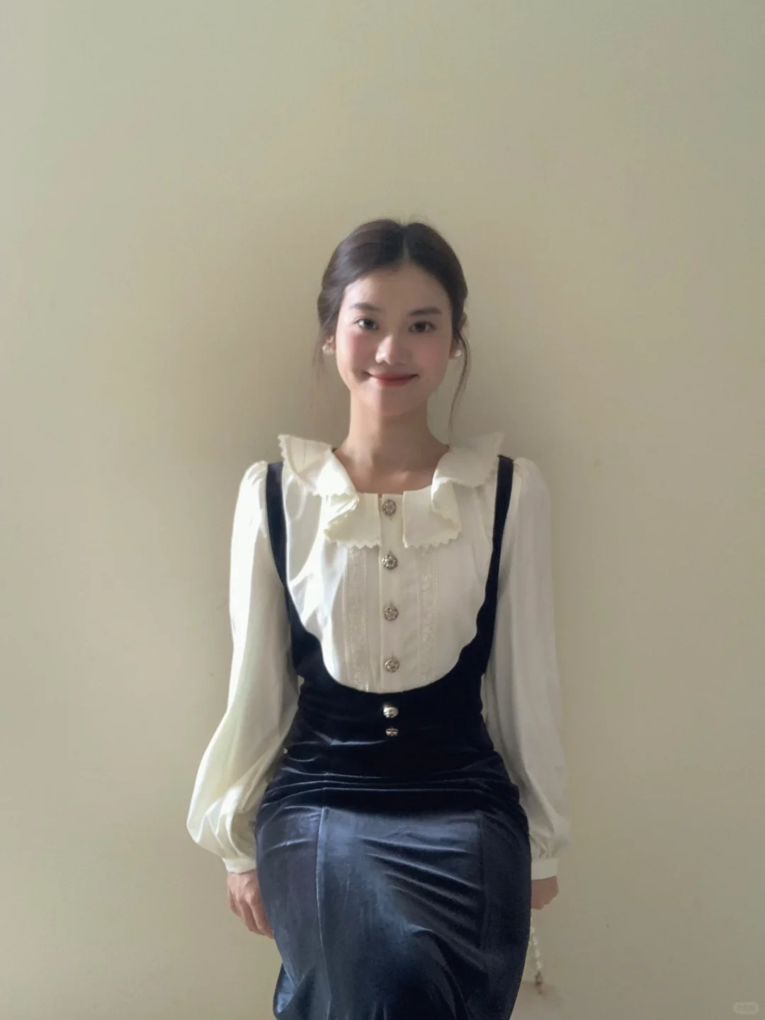 贵气又显瘦的黑丝绒🍷✨