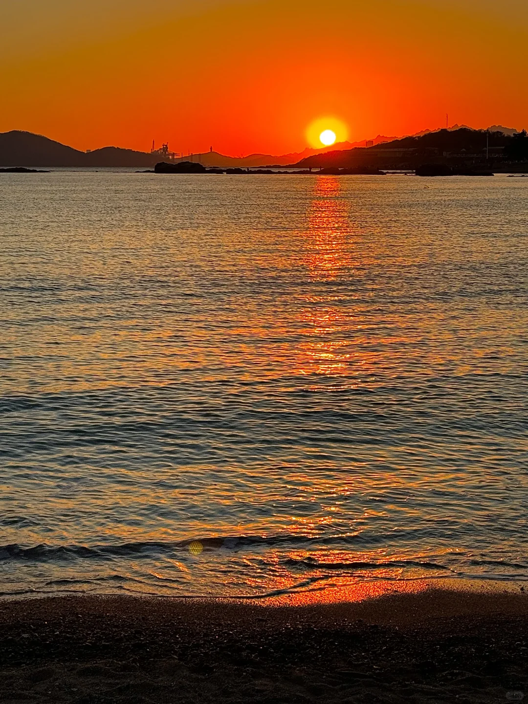 ·青岛 11.30第二海水浴场实况！！！日落太美了