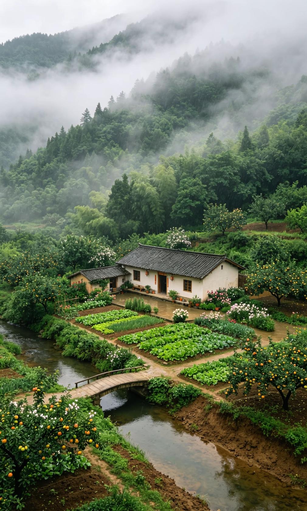 我的家在河北西部太行山深处，这里的一草一木，干净又动人。
 
抬眼是澄澈的蓝天白