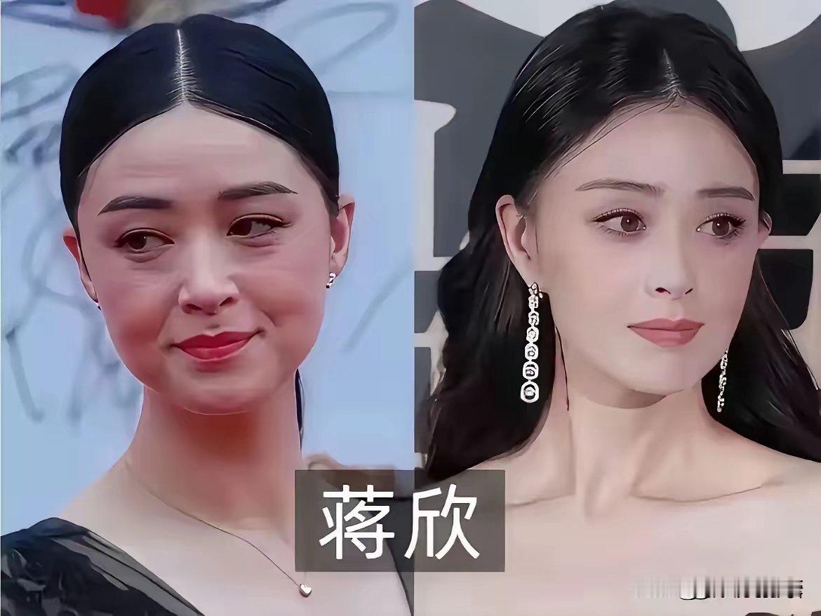 都说娱乐圈是所“整容院”，好多女明星出道前后，简直判若两人。看看这一组对比照，L