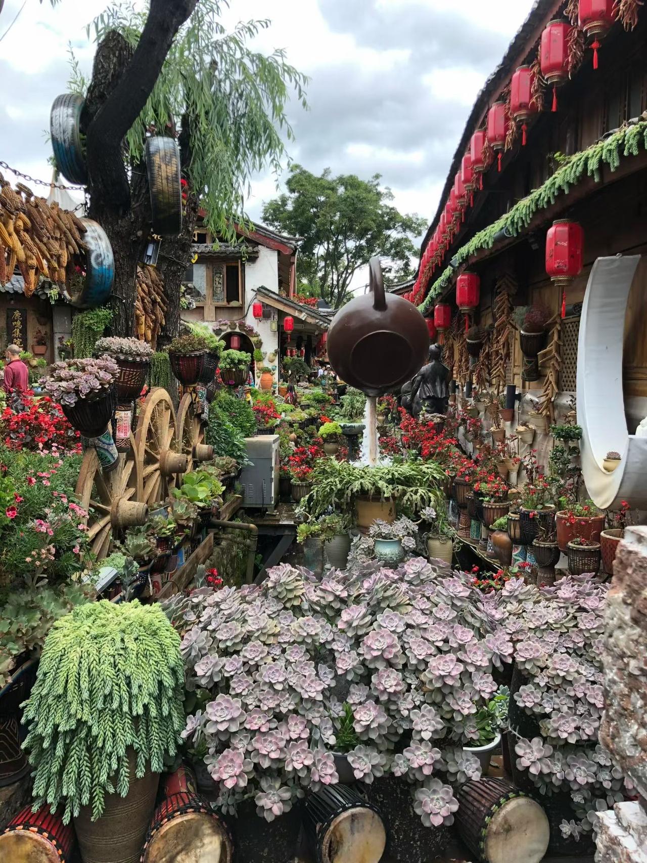 这地方真像一个古镇花园！古镇旅行地 古镇自然风景区 春天里的古镇 欧式古镇 古镇