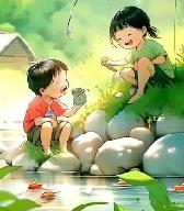 《秋千上的约定》
雨滴敲打在生锈的滑梯上，像一首秘密的歌谣。八岁的林小雨蜷缩在废