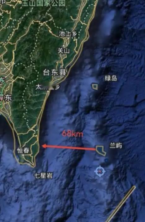 我国台湾岛东边的太平洋上有一个大岛，名字叫兰屿，面积大约45平方公里，是钓鱼岛的