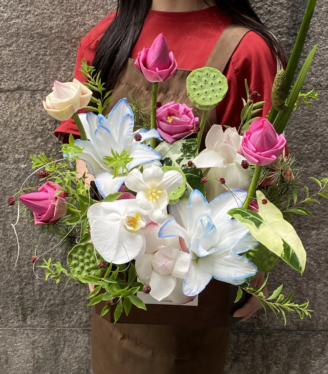 端午节荷花礼｜端午花盒｜北京花店