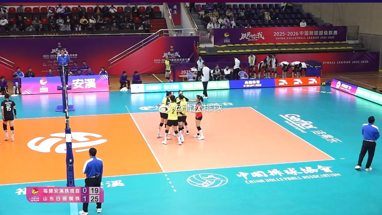 2025-2026中国女排超级联赛季后赛D组第18轮福建安溪铁观音vs山东日照钢