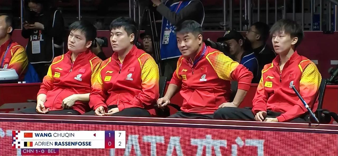 #釜山世乒赛团体赛# 男团小组赛第一轮，中国3-0横扫比利时，取得开门红。

第