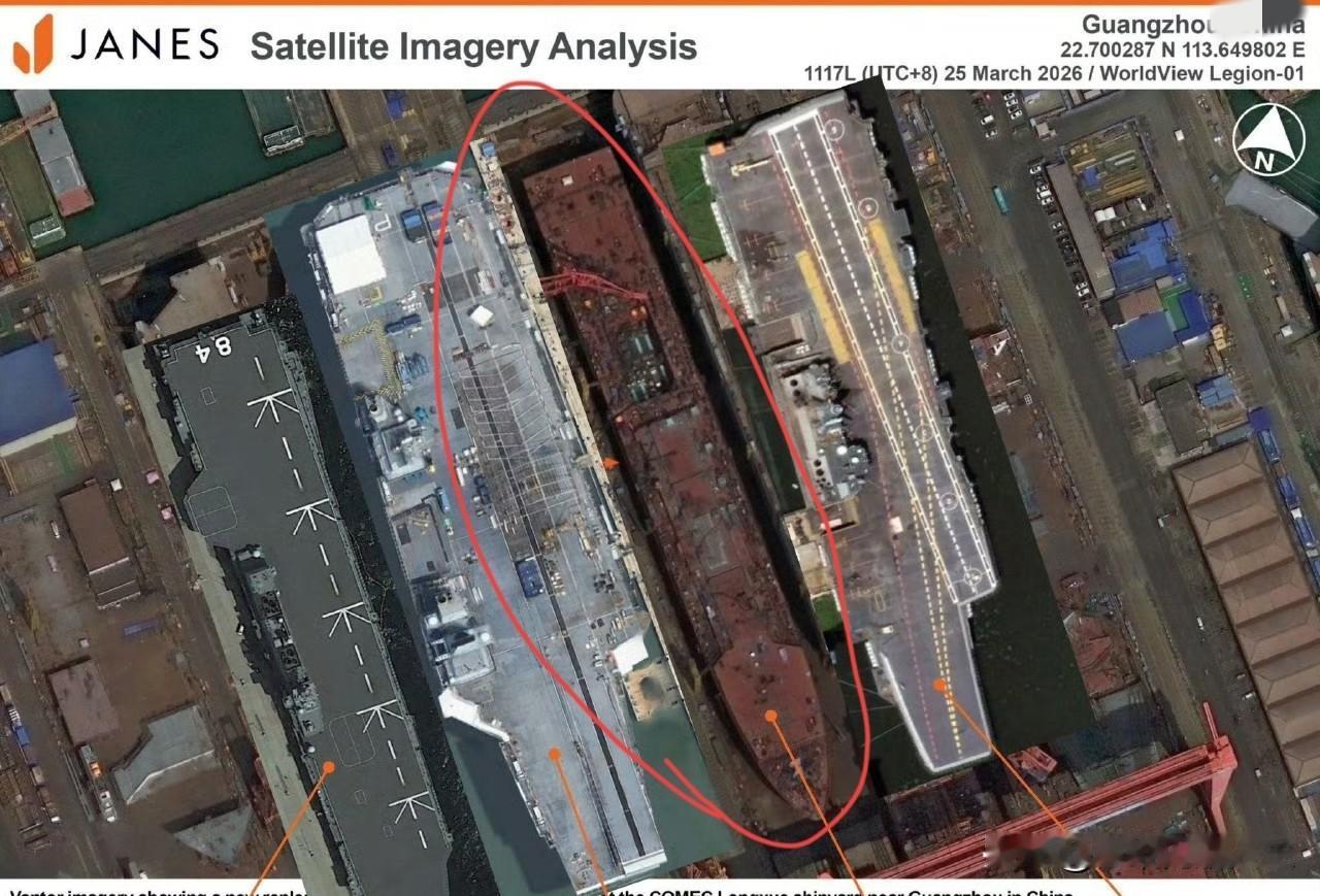 哈哈哈，不知道三哥和鹰酱看到我们这个6万余吨的新奶妈，这内心会作何感想？[捂脸]