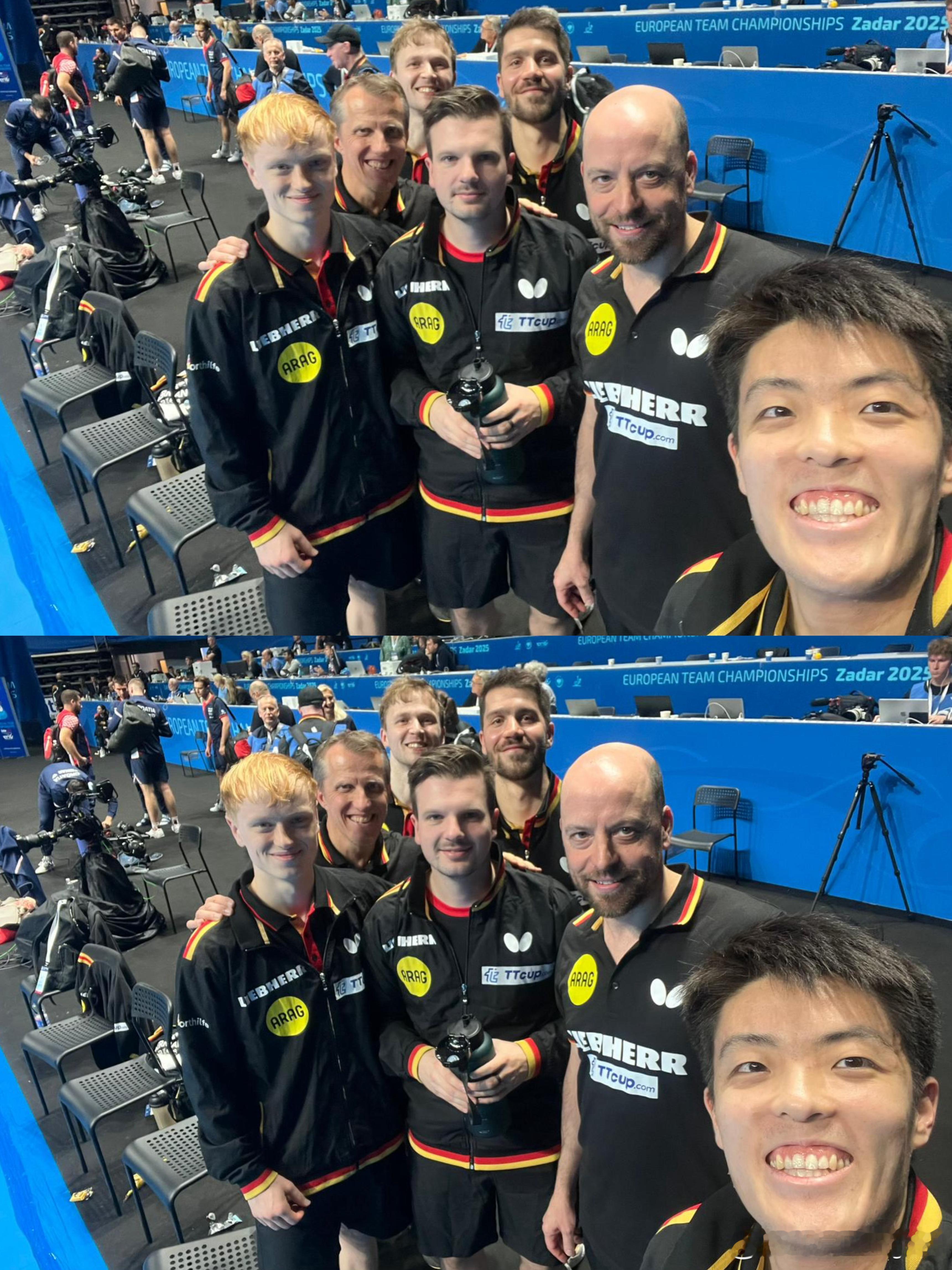 🇩🇪挺进四强，当个事办🔥邱党乒乓球欧锦赛欧锦赛乒乓球 ​​​