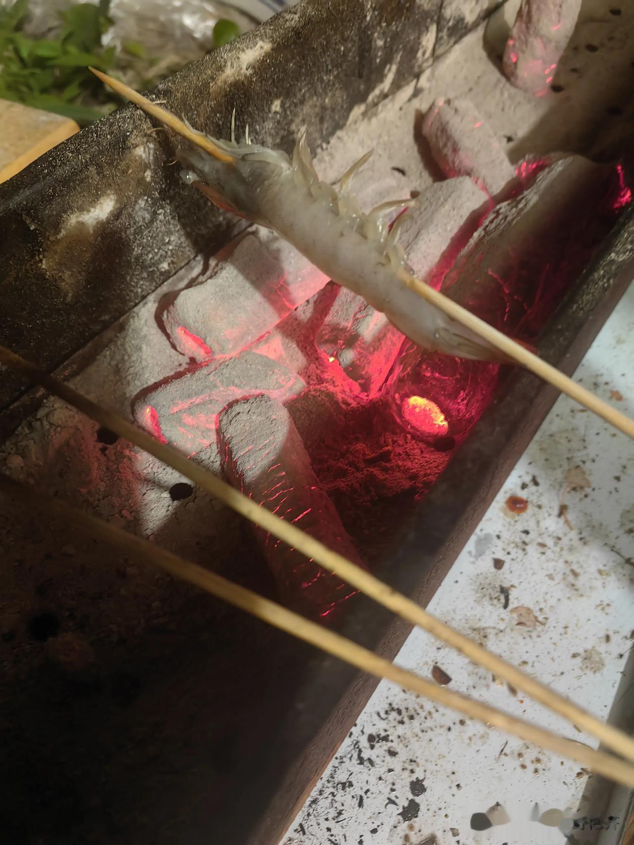 #记录我的2023#十一假期临结束的晚上，一家人聚在自家阳台上来了个自助烧烤。
