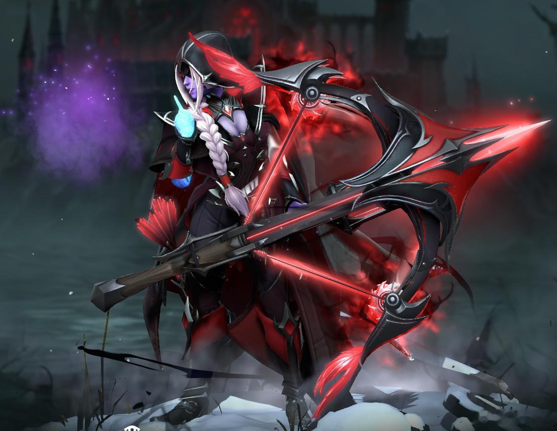 小黑的新套装，红黑色太好看了！dota2 ​​​