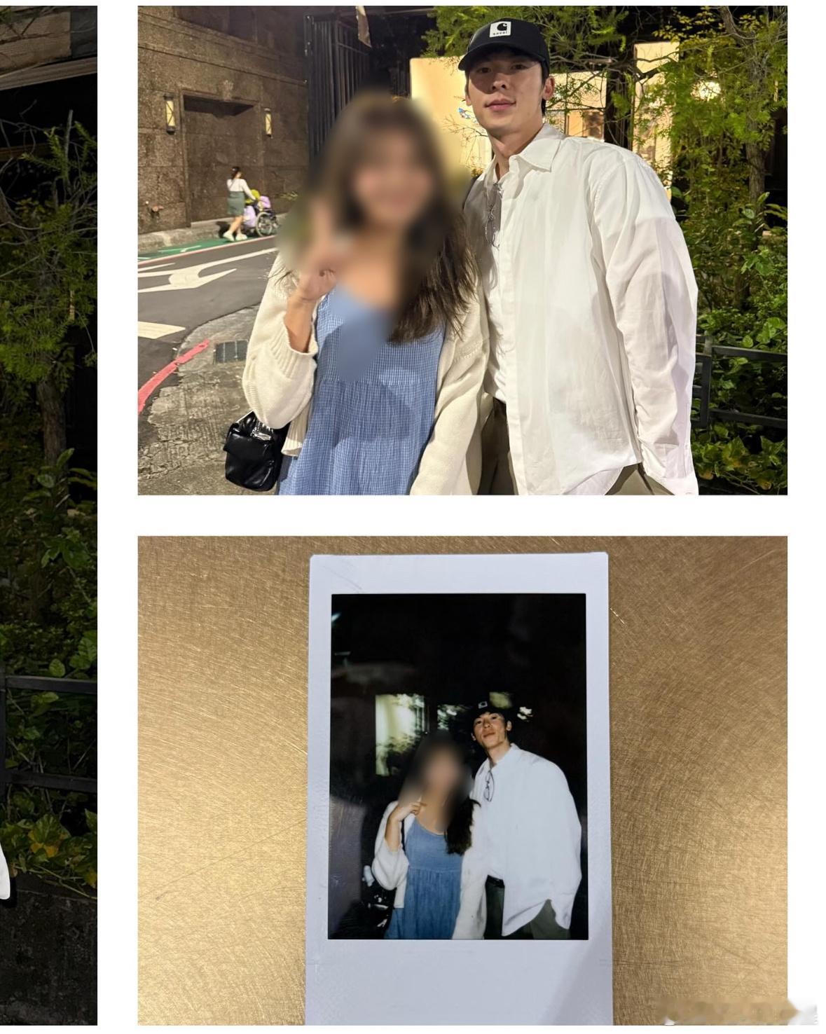 台北街头偶遇许光汉网友台北偶遇许光汉 怎么还整上拍立得了呢[酸] ​​​