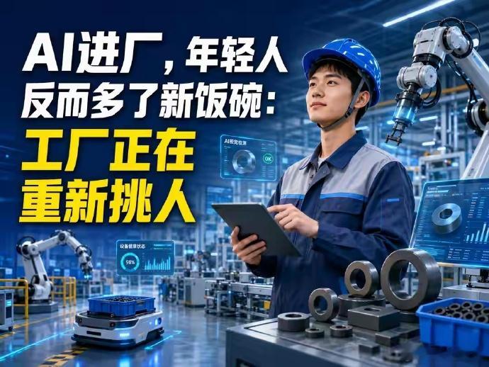 AI进厂意味什么“AI进厂”不仅意味着工业流水线效率和精度的指数级提升，更代表着