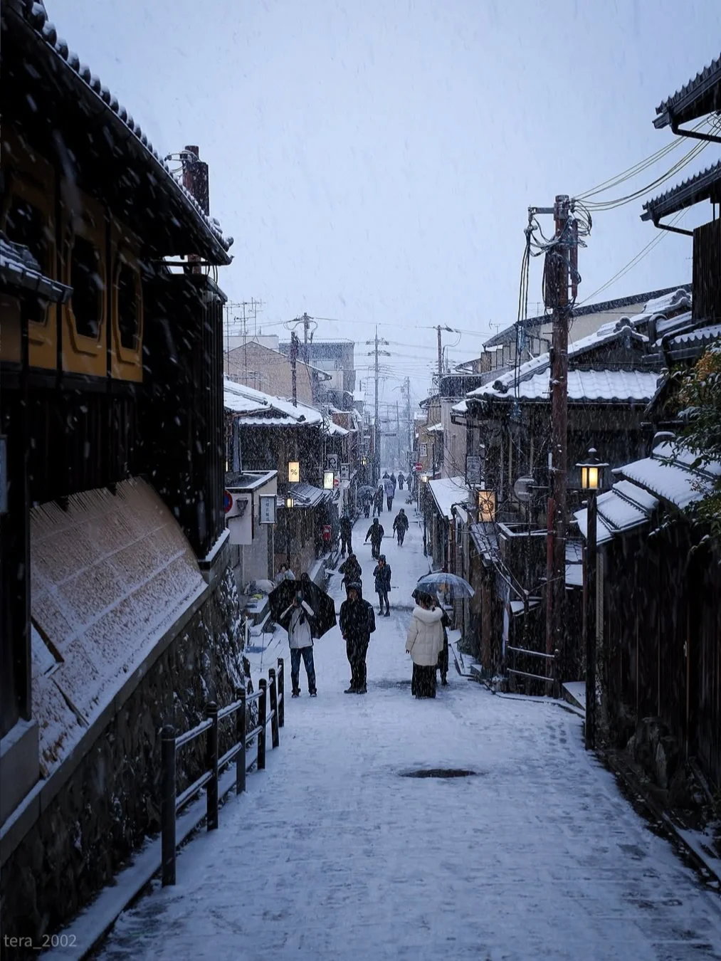 暴雪中的京都真的杀疯了…… 京都才是日本人的审美巅峰吧……