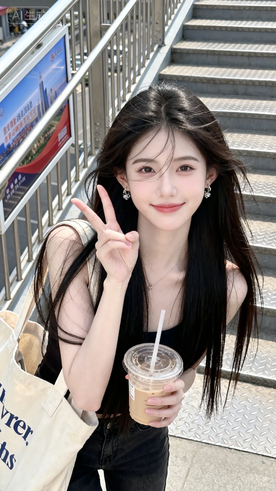 东方美女薇薇，纯欲风，表情可爱，年轻娇小，冷白皮气质美女，皮肤白皙，偶像气质，光